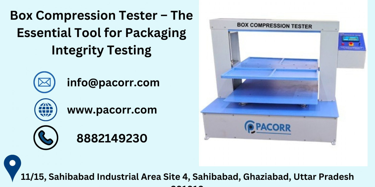 Ultimate Packaging Testing Efficiency with Pacorr's User-Friendly and Accurate Box Compression Tester