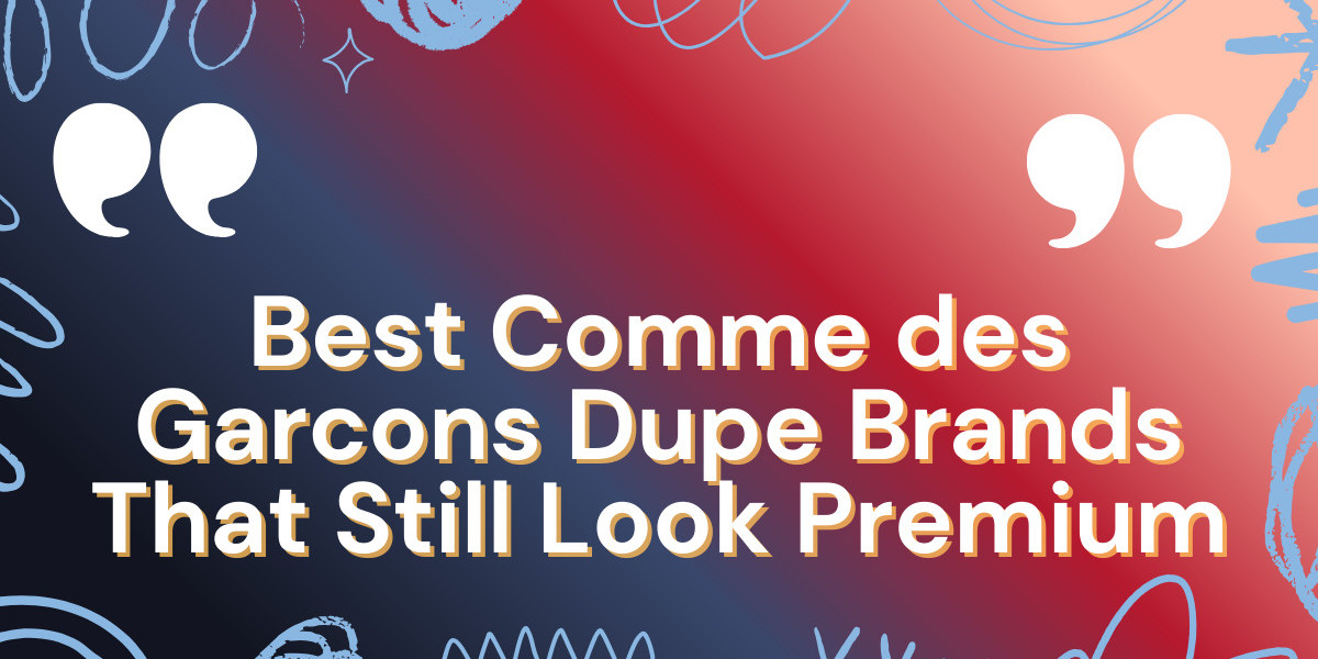 Best Comme des Garcons dupe brands that still look premium